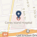 Coney Island Hospital on map