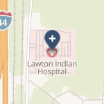 Lawton Indian Hospital on map