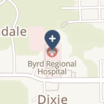 Byrd Regional Hospital on map