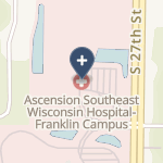 Wheaton Franciscan Healthcare Franklin on map