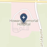 Howard Memorial Hospital on map