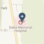 Delta Memorial Hospital on map