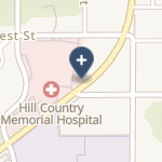 Hill Country Memorial Hospital Inc on map