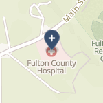 Fulton County Hospital on map