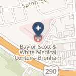 Scott & White Hospital Brenham on map