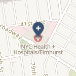 Elmhurst Hospital Center on map