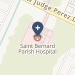 St Bernard Parish Hospital on map