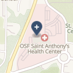 Osf Saint Anthony's Health Center on map