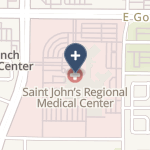 St Johns Regional Medical Center on map