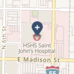 St Johns Hospital on map