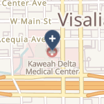 Kaweah Delta Medical Center on map