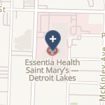 Essentia Health St Marys - Detroit Lakes on map