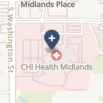 Chi Health Midlands on map