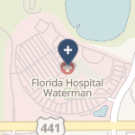 Florida Hospital Waterman on map
