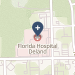 Florida Hospital Deland on map