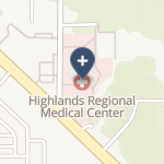 Highlands Regional Medical Center on map