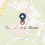 St Vincents Blount on map