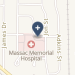 Massac Memorial Hospital on map