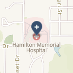 Hamilton Memorial Hospital District on map