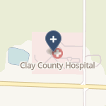 Clay County Hospital on map