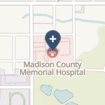 Madison County Memorial Hospital on map