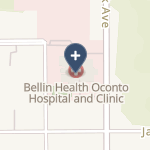 Bellin Health Oconto Hospital on map
