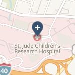 St Jude Childrens Research Hospital on map