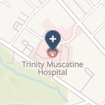 Trinity Muscatine on map