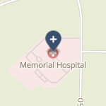 Memorial Hospital on map