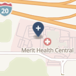 Merit Health Central on map