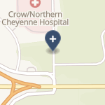 P h s Indian Hospital Crow / Northern Cheyenne on map