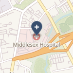Middlesex Hospital on map