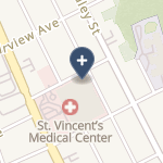 St Vincent's Medical Center on map
