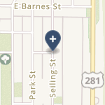 Seiling Municipal Hospital on map
