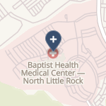Baptist Health Medical Center North Little Rock on map