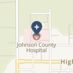 Johnson County Hospital on map