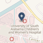 University Of s a Children's And Women's Hos on map
