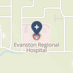 Evanston Regional Hospital on map