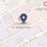 Children's Hospital Of Alabama on map