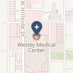 Wesley Medical Center on map