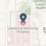 Lawrence Memorial Hospital on map