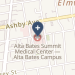 Alta Bates Summit Medical Center - Alta Bates Camp on map