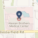 Alexian Brothers Medical Center 1 on map