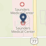 Saunders Medical Center on map