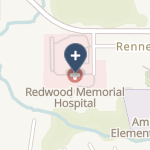 Redwood Memorial Hospital on map