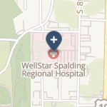 Wellstar Spalding Regional Hospital on map