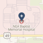 Nea Baptist Memorial Hospital on map