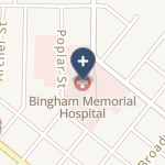 Bingham Memorial Hospital on map