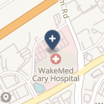 Wakemed, Cary Hospital on map