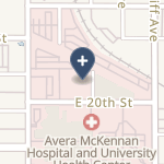 Sioux Falls Specialty Hospital Llp on map